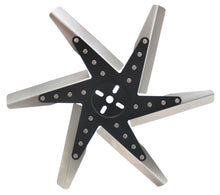 Load image into Gallery viewer, DERALE 19318 18in HP Stnless Steel Fl ex Fan (Black Hub/Rvrse