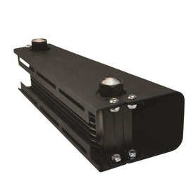 DERALE 50100 10 Row Stack Plate Scoop Cooler (-10AN O-ring)