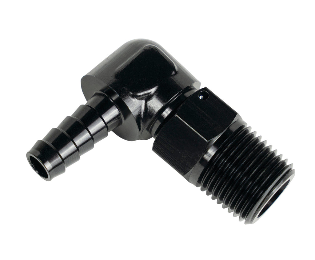 DERALE 59406 Fitting 90 Degree 7/8-14 to 3/8in Barb