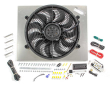 Load image into Gallery viewer, DERALE 66822 PWM Single RAD Fan/ Aluminum Shroud Assembly