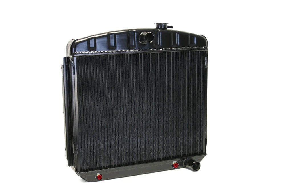 DEWITTS RADIATOR 32-1239012A Radiator 55-57 Chevy V8 Auto Trans Black