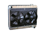 DEWITTS RADIATOR 32-4139010A Radiator w/Fans Nova 62-67 Auto Trans Raw