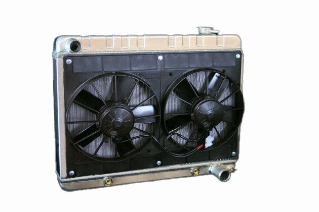 DEWITTS RADIATOR 32-4139017A Radiator w/Fans C-10 Trk 63-66 Auto Trans Raw