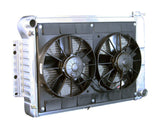 DEWITTS RADIATOR 32-4139022M Radiator w/Fans Camaro 67-69 BBC Man Trans Raw