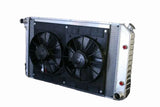 DEWITTS RADIATOR 32-4139034A Radiator w/Fans Chevelle 73-77 Auto Trans Raw