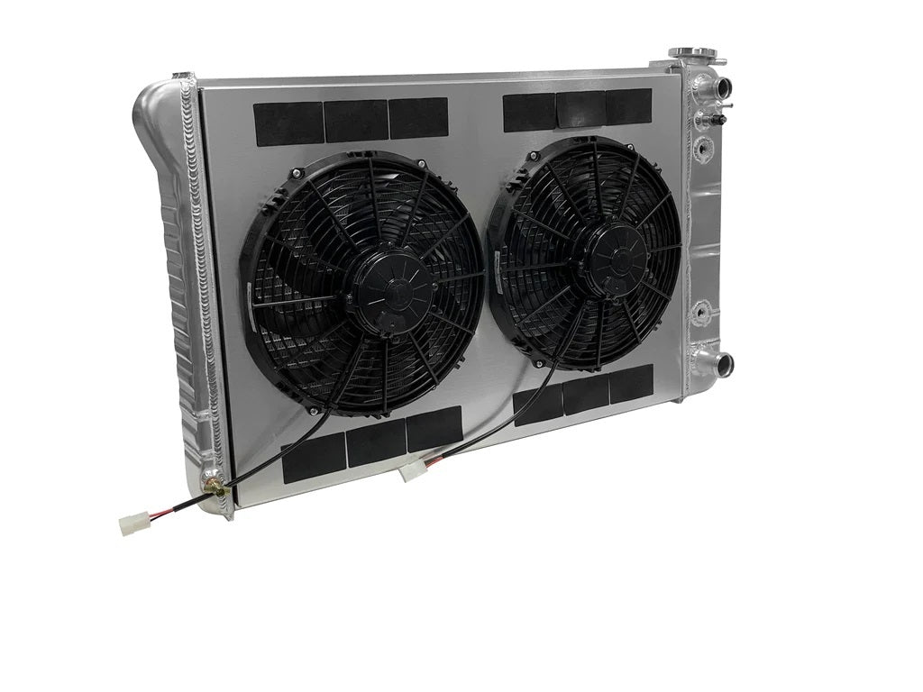 DEWITTS RADIATOR 32-6139019A Radiator w/Fans C-10 Trk LS 73-86 Trans Raw