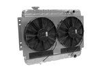 DEWITTS RADIATOR 32-6139034M Radiator w/Fans Chevelle LS 73-77 Man Trans Raw
