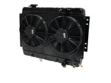 DEWITTS RADIATOR 32-6239002A Radiator w/fans Chevelle 64-67 LS Man Trans Blk