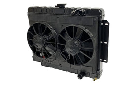 DEWITTS RADIATOR 32-6239014M Radiator w/Fans Impala LS 59-64 Man Trans Blk