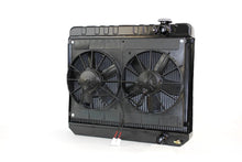 Load image into Gallery viewer, DEWITTS RADIATOR 32-6239017M Radiator w/Fans C-10 Trk LS 63-66 Man Trans Blk