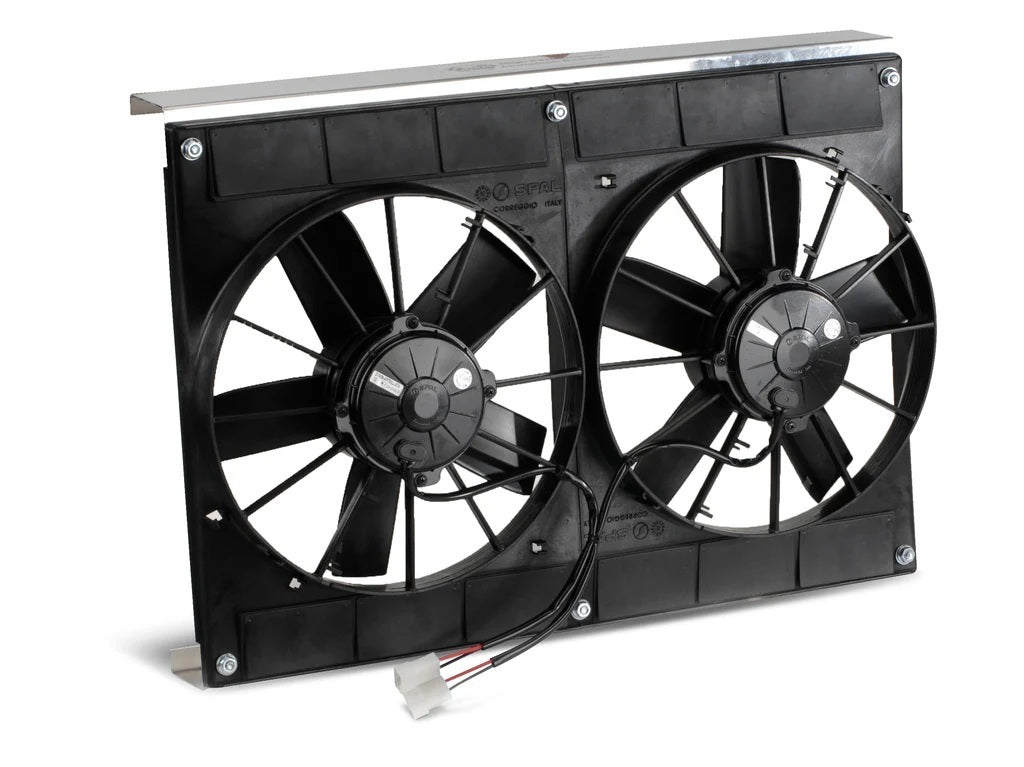 DEWITTS RADIATOR 32-SP463 DeWitts Radiator 32-SP463 Dual 11-Inch Electric Cooling Fan Upgrade Kit for 2005-2013 Chevy Corvette