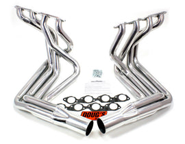 DOUGS HEADERS D381 BBC Side Mount Headers - Silver - 63-82 Vette