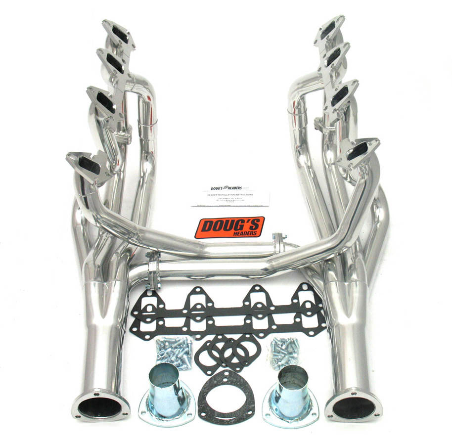 DOUGS HEADERS D627 DOUGS HEADERS D627 66-70 Ford B-Body 390-428 Silver Long Tube Header