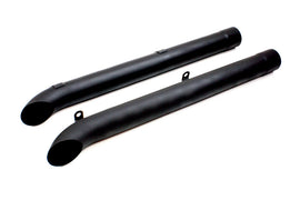 DOUGS HEADERS D930-B Side Pipes - Black (Pair)