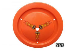 DOMINATOR RACE PRODUCTS 1006-D-FLO-OR Wheel Cover Dzus-On Fluo Orange Real Style