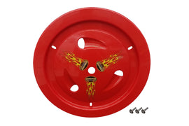DOMINATOR RACE PRODUCTS 1007-B-RD Wheel Cover Bolt-On Red Real Style