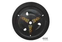 Load image into Gallery viewer, DOMINATOR RACE PRODUCTS 1007-D-BK Wheel Cover Dzus-On Black Real Style