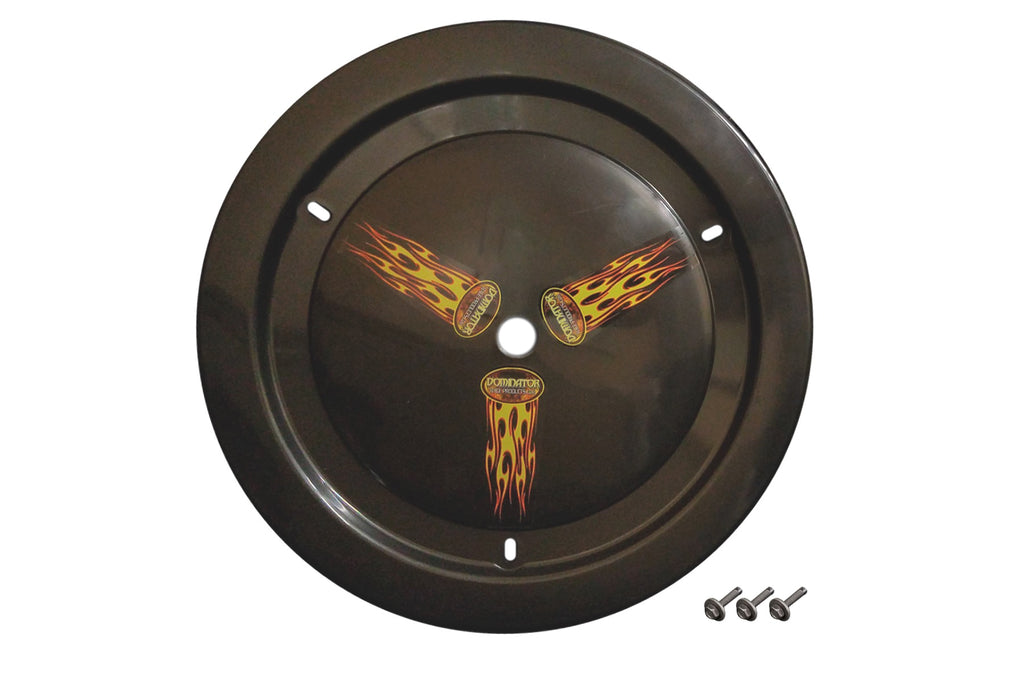 DOMINATOR RACE PRODUCTS 1012-B-BK Wheel Cover Bolt-On Black