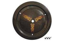 DOMINATOR RACE PRODUCTS 1012-B-BK Wheel Cover Bolt-On Black