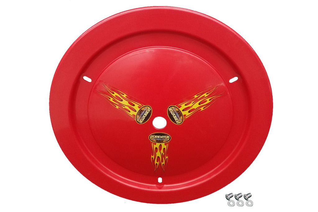 DOMINATOR RACE PRODUCTS 1012-D-RD Wheel Cover Dzus-On Red