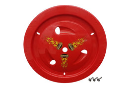 DOMINATOR RACE PRODUCTS 1013-B-RD Wheel Cover Bolt-On Red