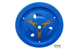 DOMINATOR RACE PRODUCTS 1013-D-BL Wheel Cover Dzus-On Blue