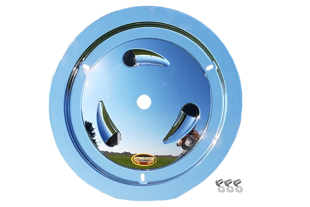 DOMINATOR RACE PRODUCTS 1013-D-CHROME Wheel Cover Dzus-On Chrome