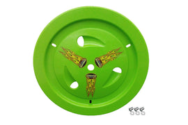 DOMINATOR RACE PRODUCTS 1013-D-XG Wheel Cover Dzus-On Xtr Green