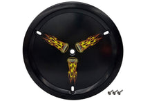 Load image into Gallery viewer, DOMINATOR RACE PRODUCTS 1030-B-BK Wheel Cover Aluminum Bolt-On 15in Black