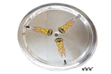 DOMINATOR RACE PRODUCTS 1030-B-POL Wheel Cover Aluminum Bolt-On 15in Polished