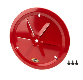DOMINATOR RACE PRODUCTS 1031-B-RD Wheel Cover Louver Vent Alum Bolt 15in Red