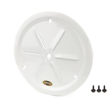 Load image into Gallery viewer, DOMINATOR RACE PRODUCTS 1031-B-WH Wheel Cover Louver Vent Alum Bolt 15in White