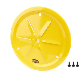 DOMINATOR RACE PRODUCTS 1031-B-YE Wheel Cover Louver Vent Alum Bolt 15in Yellow
