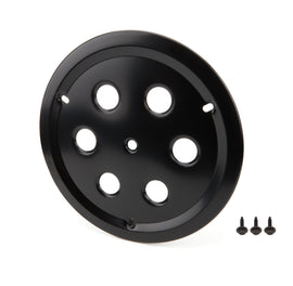 DOMINATOR RACE PRODUCTS 1032-B-BK Wheel Cover Hole Vent Alum Bolt 15in Black