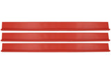 DOMINATOR RACE PRODUCTS 1100-RD Dirt Rocker Set Red 3pc
