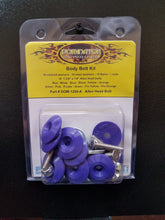 Load image into Gallery viewer, DOMINATOR RACE PRODUCTS 1200-A-PU Body Bolt Kit Purple Allen Head