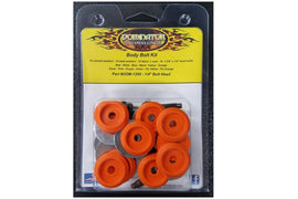 DOMINATOR RACE PRODUCTS 1200-B-OR Body Bolt Kit Orange Hex Head