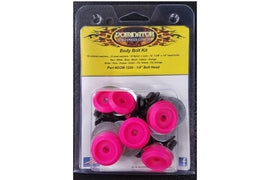 DOMINATOR RACE PRODUCTS 1200-B-PK Body Bolt Kit Pink Hex Head