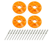 Load image into Gallery viewer, DOMINATOR RACE PRODUCTS 1202-OR Scuff Plate Plastic 4pk Orange