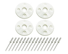 Load image into Gallery viewer, DOMINATOR RACE PRODUCTS 1202-WH Scuff Plate Plastic 4pk White