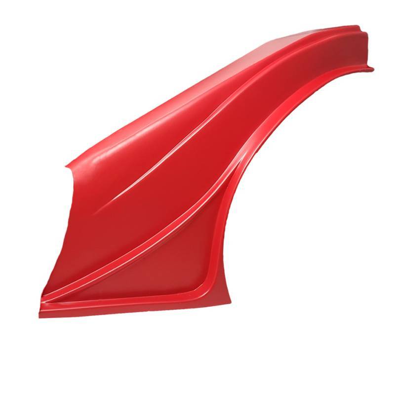 DOMINATOR RACE PRODUCTS DOM-2001F-RD Dominator Race Products Outlaw Driver Side Flare in Red for Asphalt Late Models - Part DOM-2001F-RD
