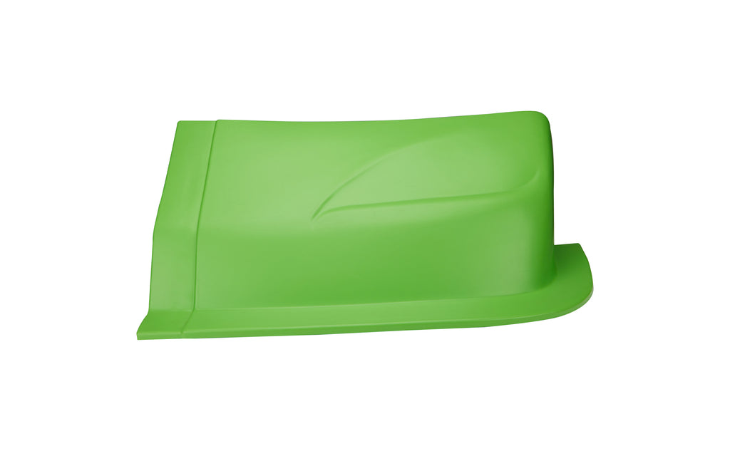 DOMINATOR RACE PRODUCTS DOM-2001N-XG Dominator Race Products Outlaw Left Nose for Late Model – Xtreme Green Plastic Driver Side
