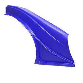 DOMINATOR RACE PRODUCTS DOM-2002F-BL Dominator Race Products Outlaw Passenger Side Blue Plastic Flare for Asphalt Late Models - DOM-2002F-BL
