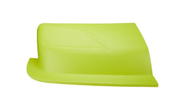 DOMINATOR RACE PRODUCTS DOM-2002N-FLO-YE Dominator Race Products Outlaw Passenger Side Nose - Fluorescent Yellow Plastic for Asphalt Late Models (Part DOM-2002N-FLO-YE)