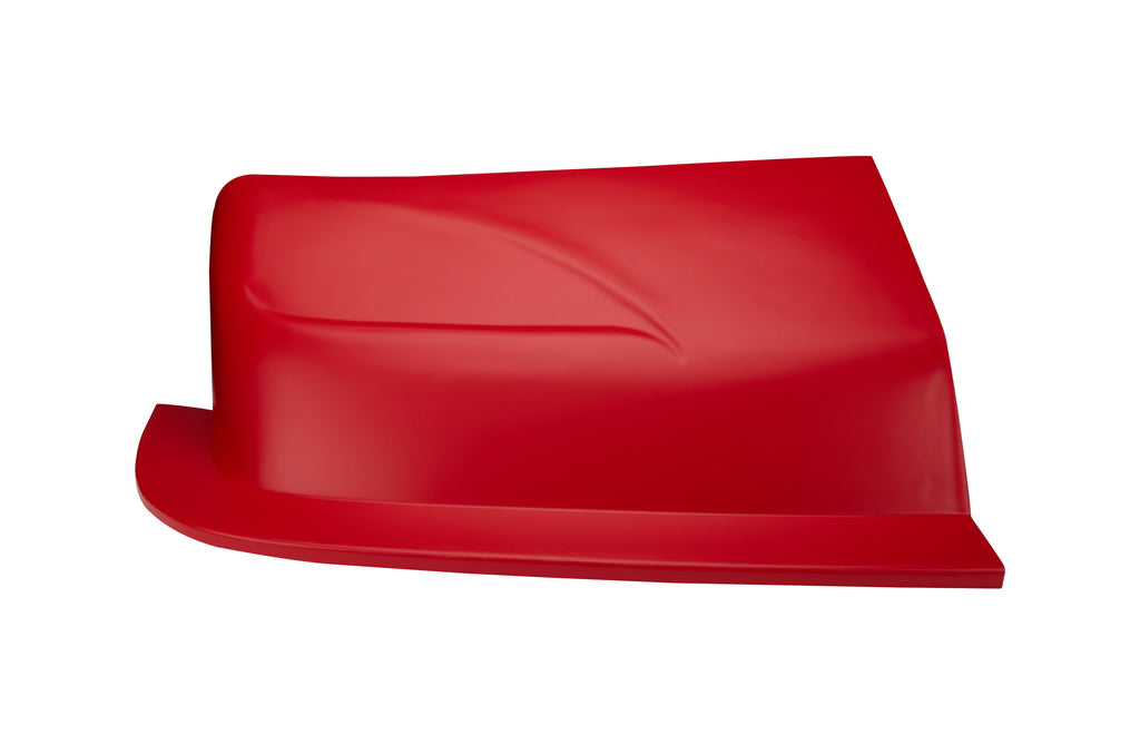 DOMINATOR RACE PRODUCTS DOM-2002N-RD Dominator Race Products Outlaw Passenger Side Nose - Red Plastic for Asphalt Late Model - DOM-2002N-RD