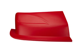 DOMINATOR RACE PRODUCTS DOM-2002N-RD Dominator Race Products Outlaw Passenger Side Nose - Red Plastic for Asphalt Late Model - DOM-2002N-RD