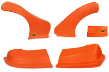 Load image into Gallery viewer, DOMINATOR RACE PRODUCTS 2300-FLO-OR Dominator Late Model Nose Kit Flou Orange