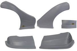 DOMINATOR RACE PRODUCTS 2300-GRY Dominator Late Model Nose Kit Gray