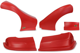 DOMINATOR RACE PRODUCTS 2300-RD Dominator Late Model Nose Kit Red