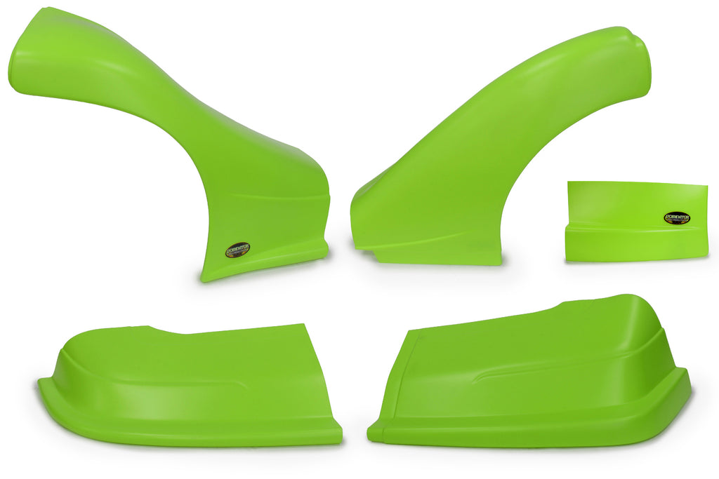 DOMINATOR RACE PRODUCTS 2300-XG Dominator Late Model Nose Kit Xtreme Green